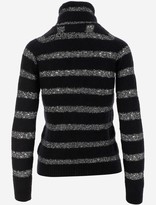 Thumbnail for your product : Saint Laurent Mohair and lurex Striped Women's Turtleneck Sweater