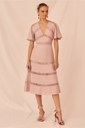 Keepsake SENSE MIDI DRESS rose