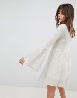 Free People Juliet Alpaca Wool Blend Mini Dress