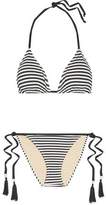 Thumbnail for your product : Tart Collections Iris Tasseled Striped Triangle Bikini