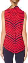 Thumbnail for your product : The Limited Printed Sleeveless Ashton Blouse