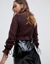 Thumbnail for your product : Motel long sleeved blouse with cut out front