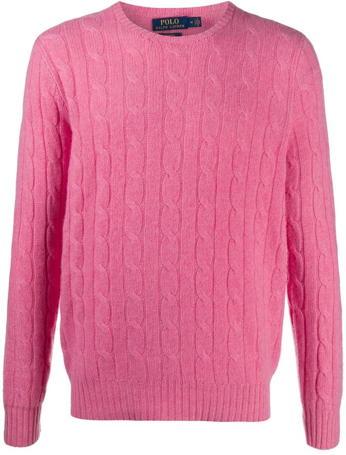 ralph lauren pink jumper