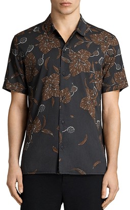 AllSaints Kauai Slim Fit Button-Down Shirt