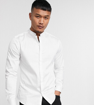 Tommy Hilfiger Mandarin Collar Shirt - Menswear from Chameleon Menswear UK
