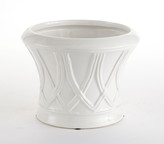 Thumbnail for your product : The Well Appointed House Set of Two Hillingdon Tapered Garden Cachepots in White