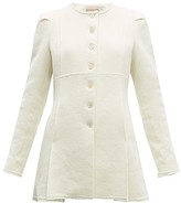 Thumbnail for your product : Brock Collection Paoli Exposed-seam Single-breasted Boucle Jacket - Cream