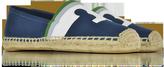 Thumbnail for your product : Tory Burch Laguna Navy Sea and Multicolor Canvas & Nubuck Flat Espadrilles