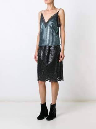 House of Holland lace overlay skirt