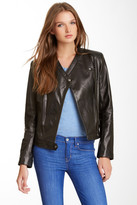 Thumbnail for your product : Cole Haan Asymmetrical Zip Leather Jacket
