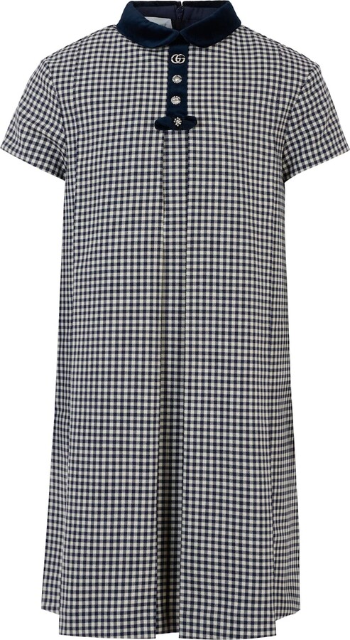 Gucci Blue Dress For Girl With Gg