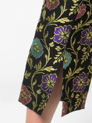 Josie Natori Jacquard Print Trousers