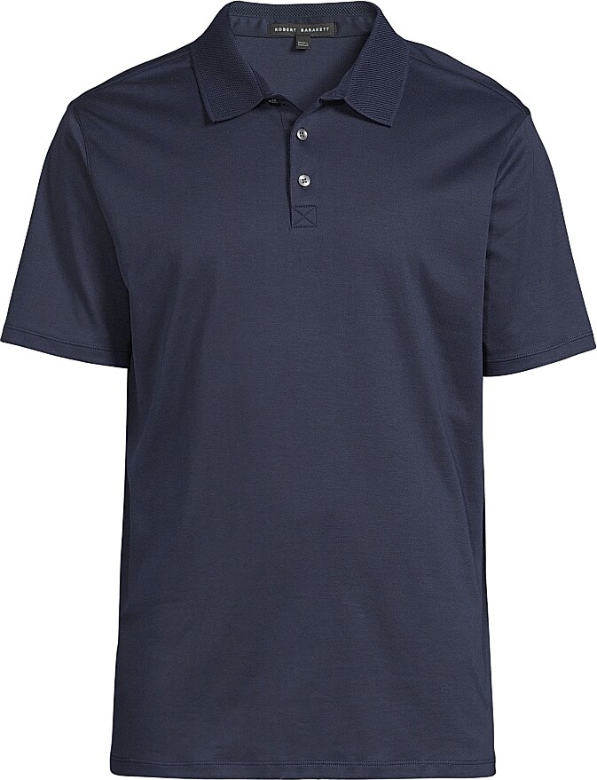 Robert Barakett Men's Georgia Polo Shirt - Black - Size Small
