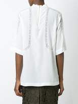 Thumbnail for your product : Rochas lace insert blouse
