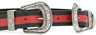 B-Low the Belt double buckle belt