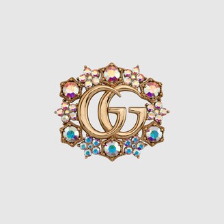 Elegant Custom Brooch Jewelry Women Channel Y-S-L Crystal Handmade