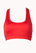 Thumbnail for your product : Forever 21 Medium Impact - Lace Trimmed Sports Bra