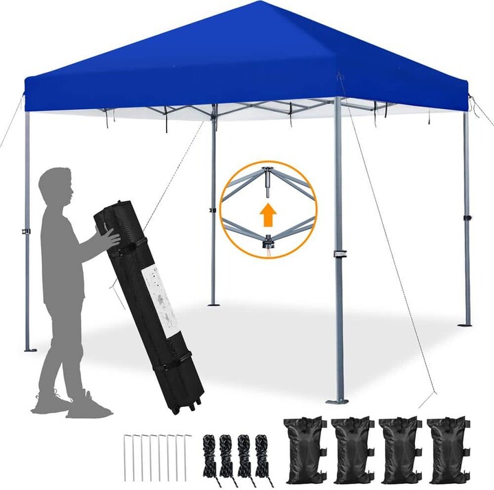 12 ft. x 12 ft. PopUp Canopy w/UPF 50+ Instant Canopy Perfect for 12-People-18-People Suitable for Home & Commercial Use