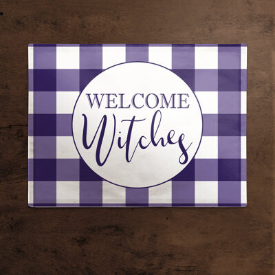 Stamant Welcome Witches 10.5" Placemat