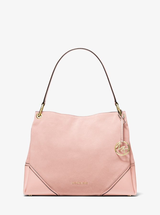 MICHAEL Michael Kors Nicole Medium Leather Shoulder Bag ShopStyle