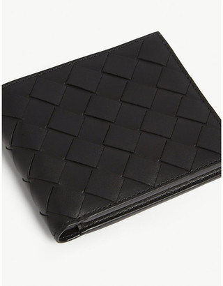 Bottega Veneta Intrecciato woven leather billfold wallet