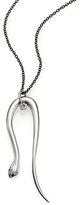 Thumbnail for your product : Ileana Makri IAM by Grey Diamond & Sterling Silver King Snake Pendant