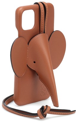 Loewe Elephant leather iPhone 11 Pro Max case