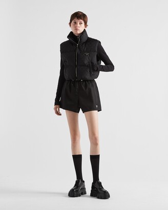 Prada Re-Nylon down vest - ShopStyle