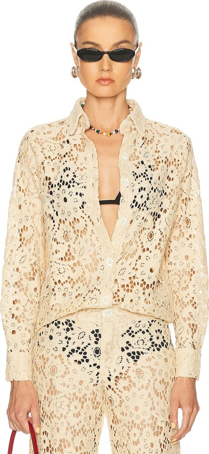 Eliou Gabriel Top in Cream