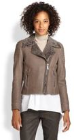 Thumbnail for your product : Elie Tahari Leather & Shearling Mae Jacket