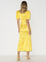 Thumbnail for your product : De La Vali Bluebell floral-print dress