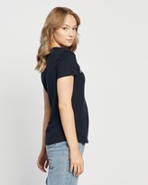 Thumbnail for your product : Abercrombie & Fitch Women's Navy Printed T-Shirts - Short Sleeve Moose Logo Tee - Size XS at The Iconic