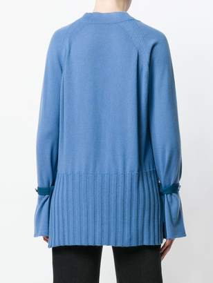 Antonia Zander cashmere ruffle trim sweater
