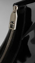 Thumbnail for your product : Burberry Polished Leather Zip Detail Ankle Boots