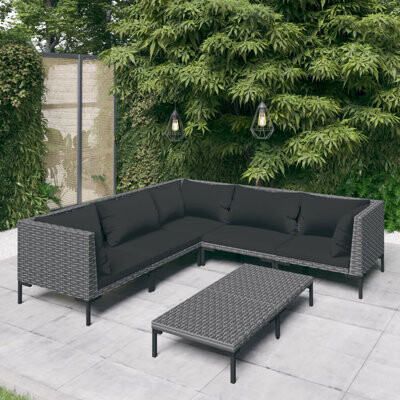Latitude Run 6 Piece Lounge Sectional Seating Group