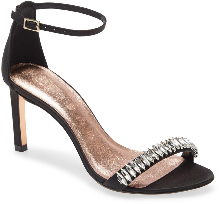 Ted Baker Saralia Crystal Embellished Ankle Strap Sandal - ShopStyle
