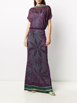 Thumbnail for your product : M Missoni Floral Knit Maxi Dress