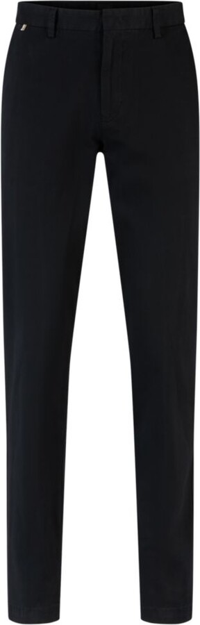 HUGO BOSS Slim-fit chinos in stretch-cotton gabardine