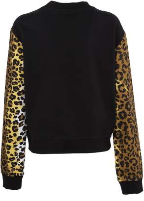 Love Moschino Leopard Print Sweatshirt