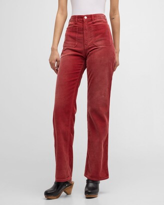 Red Corduroy Pants Women