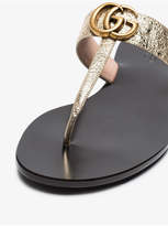 Thumbnail for your product : Gucci Leather Thong Sandals