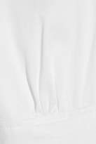 Thumbnail for your product : Paper London Salt Lake Stretch-cotton Poplin Peplum Blouse
