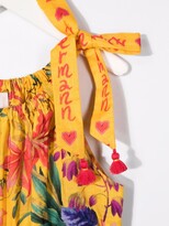 Thumbnail for your product : Zimmermann Kids Tropicana tie playsuit