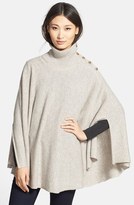 Thumbnail for your product : White + Warren Cashmere Turtleneck Poncho