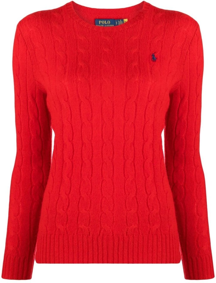 Polo Neck Women's Red Sweaters | ShopStyle
