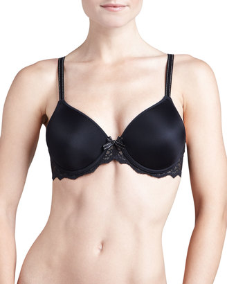 Chantelle Rive Gauche T-Shirt Bra, Black (Available in Extended Cup Sizes)