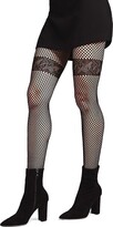 Thumbnail for your product : Natori Geometric Band Netted Tights