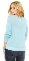 Thumbnail for your product : Wildfox Couture Nobodys Perfect V neck Beach Baggy Jumper in Rain Drop
