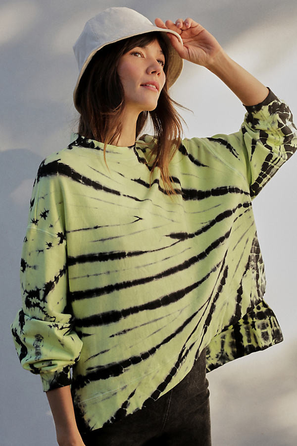 electric and rose neil tie dye sweatshirt