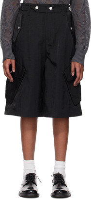 【NULLUS】8 POCKET CARGO SHORTS BLACK 4 NULLUS Black 8-Pocket Cargo Shorts - ShopStyle
